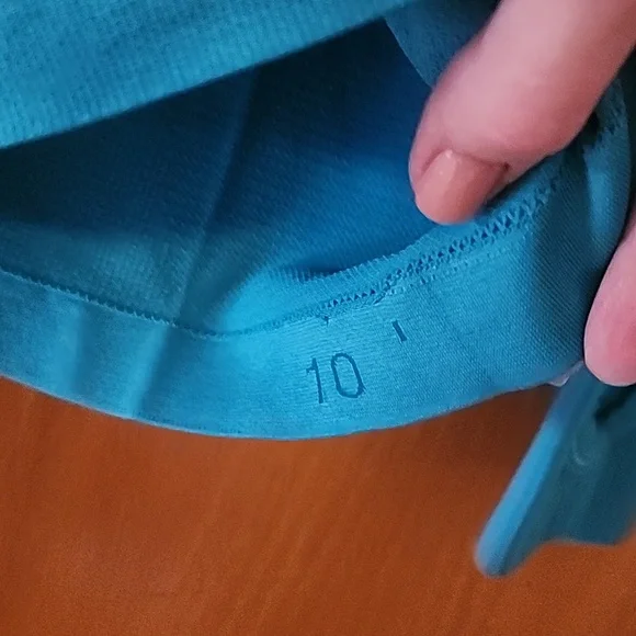 Lululemon Swiftly Tech Long Sleeve Shirt Turquoise Size 10 - Picture 3 of 4